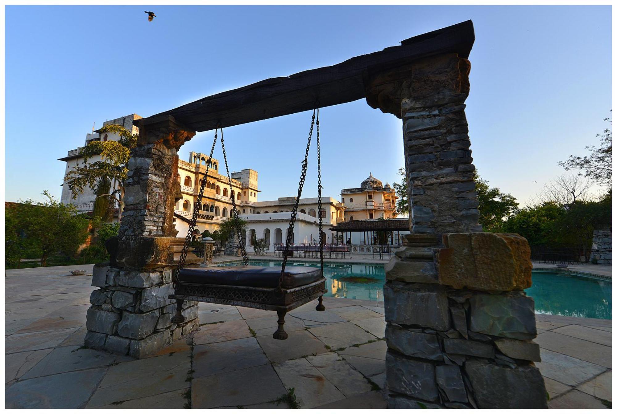 Hotel Castle Bijaipur Bagian luar foto